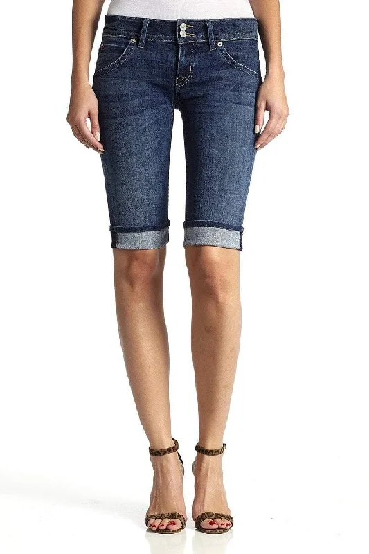 Hudson Jeans Palerme Knee Cuffed Short In Alabaster Daze 2 Casual High-Waisted Bootcut Jeans Hudson Jeans Palerme Knee Cuffed Short In Alabaster Daze 2 Casual High-Waisted Bootcut Jeans