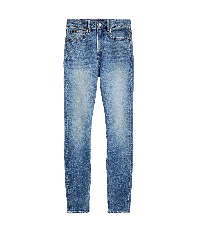 Tompkins High-Rise Skinny Jeans - Blue Fashionable Slim Fit Jeans