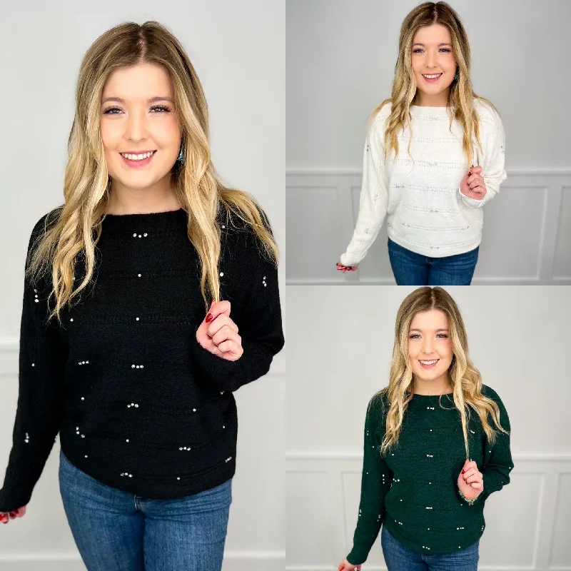 Beautiful Destinations Knit Long Sleeve Avery Mae Sweater Top - 3 colors! Machine Wash Dry Clean Hand Wash