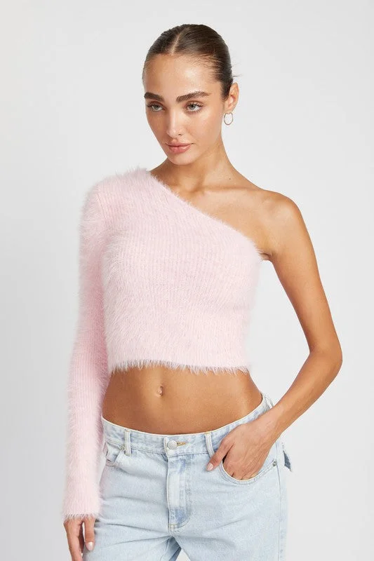One-Sided Sweater Bright Pastel Dark