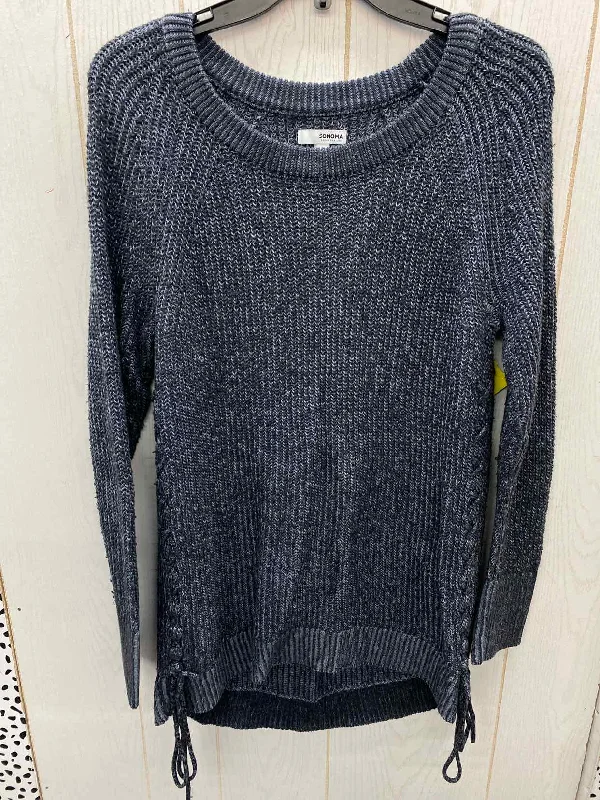 Sonoma Blue Womens Size L Sweater Slim Fit Regular Fit Oversized