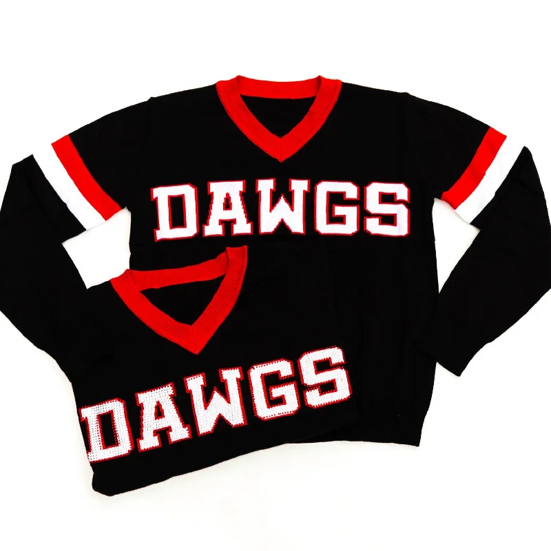 DAWGS Jersey Style Sweater Oversized Loose Flowy