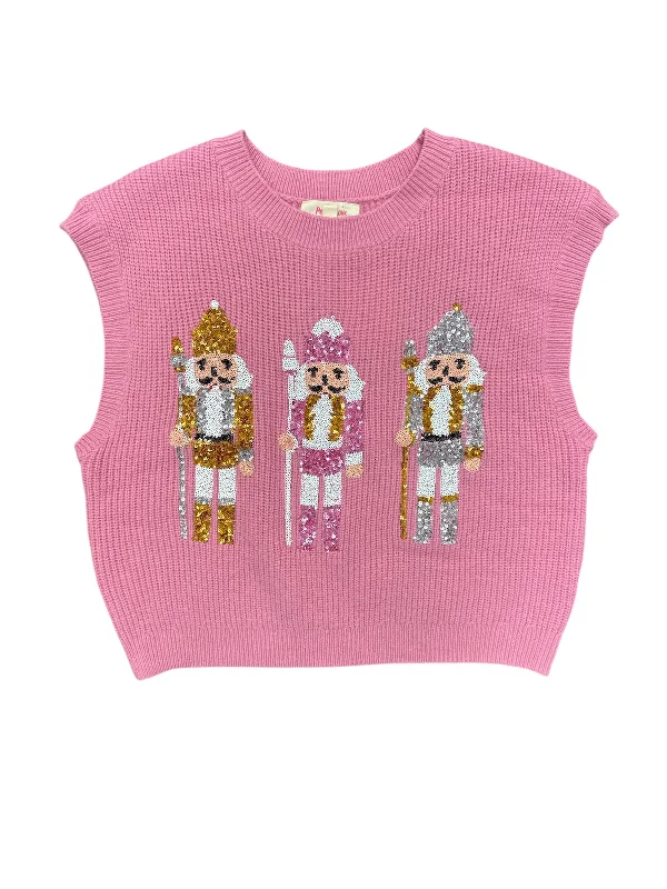 Nutcracker Sweater Vest Polka Dot Checkered Tartan