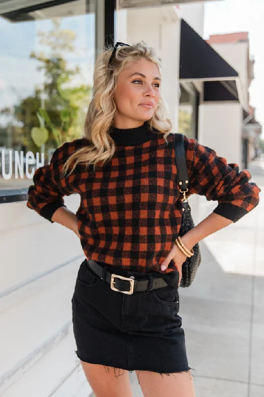 Plaid Pursuit Black and Camel Mock Neck Sweater FINAL SALE Rayon Fabric Velvet Fabric Corduroy Fabric Plaid Pursuit Black and Camel Mock Neck Sweater FINAL SALE Rayon Fabric Velvet Fabric Corduroy Fabric