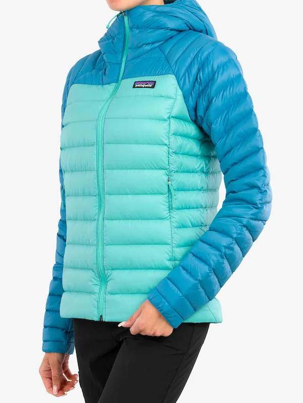 Patagonia Women's Down Sweater Hoodie Lace Blend Ribbed Blend Corduroy Blend