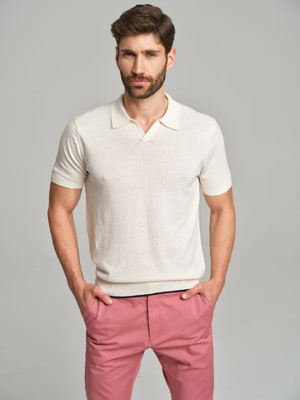 Short sleeve K-Easy polo sweater with Coolmax yarn Layered Multi-layer Single Layer