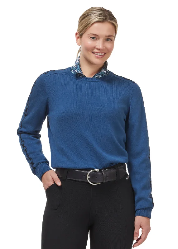 Snaffle Bits Sweater Toggled Drawstring Belted