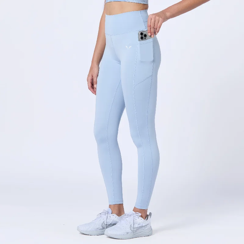 Essential High Waisted Leggings 27" - Skyway