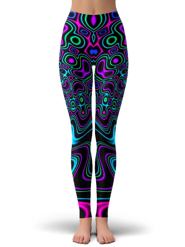 Fractal River Leggings