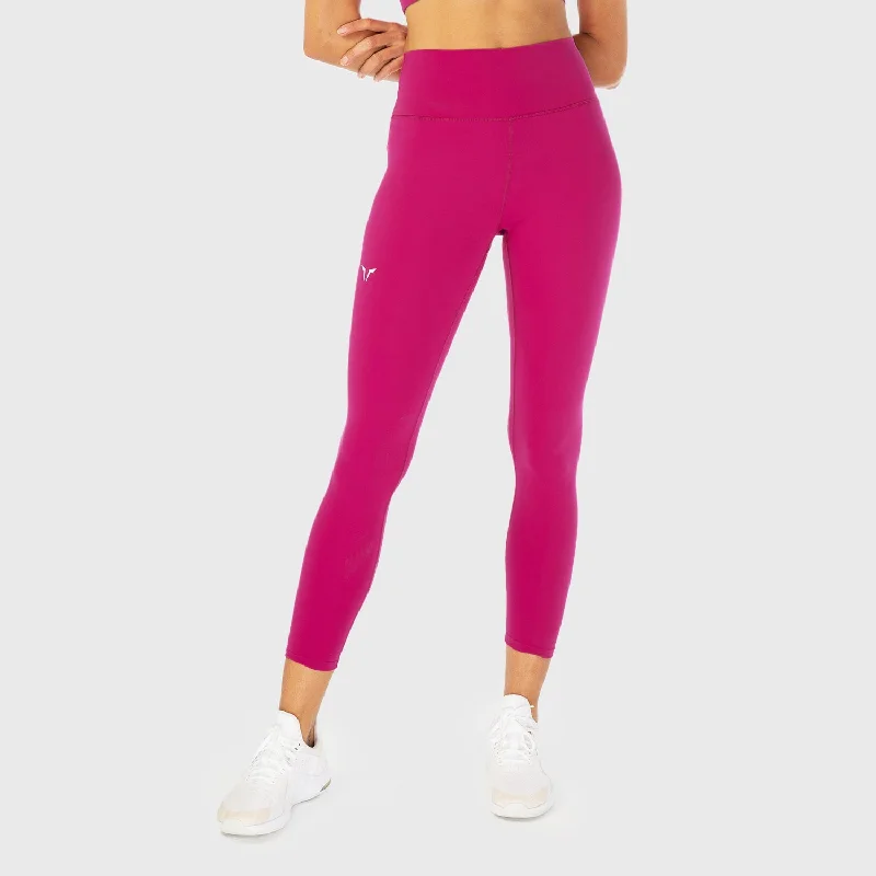 Infinity Cropped 7/8 Leggings - Festive Fuchsia