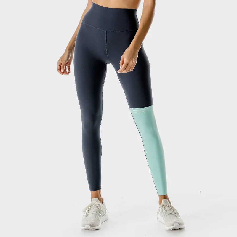 LAB360° Colour Block Leggings - Blue Nights