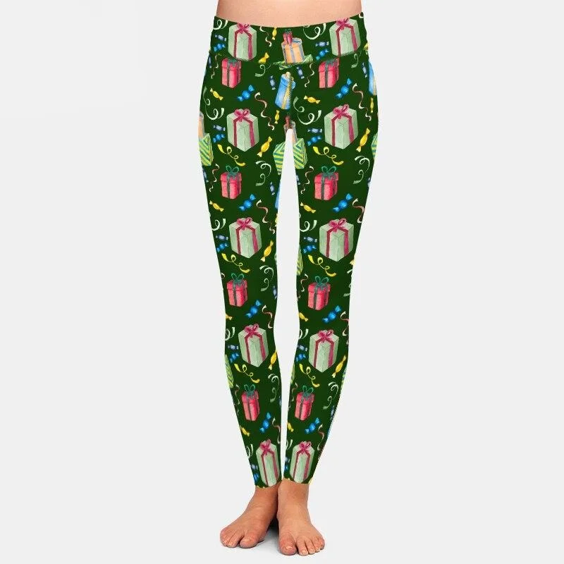 Ladies Christmas Presents Printed Leggings