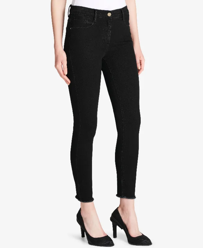 DKNY Cropped Stair Step Jeans