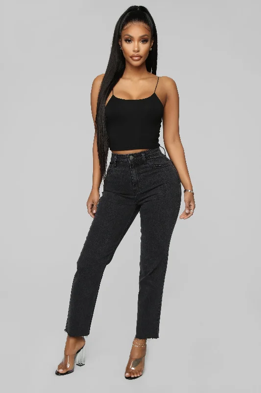 Dress To Kill Mom Jeans - Black