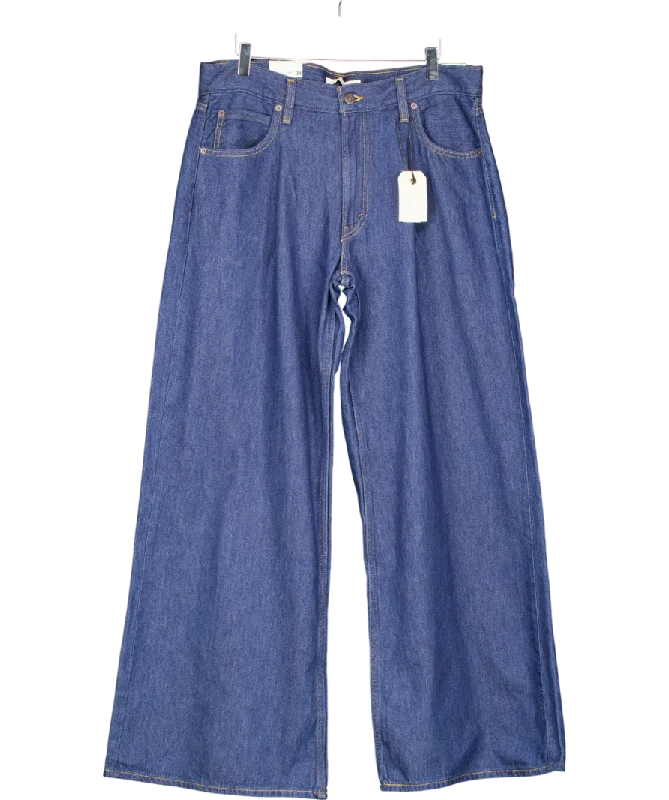 levis Blue Baggy Dad Wide Jeans W31