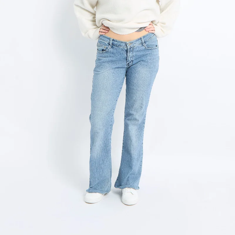 Low Waisted Flare Leg Jeans - UK 10